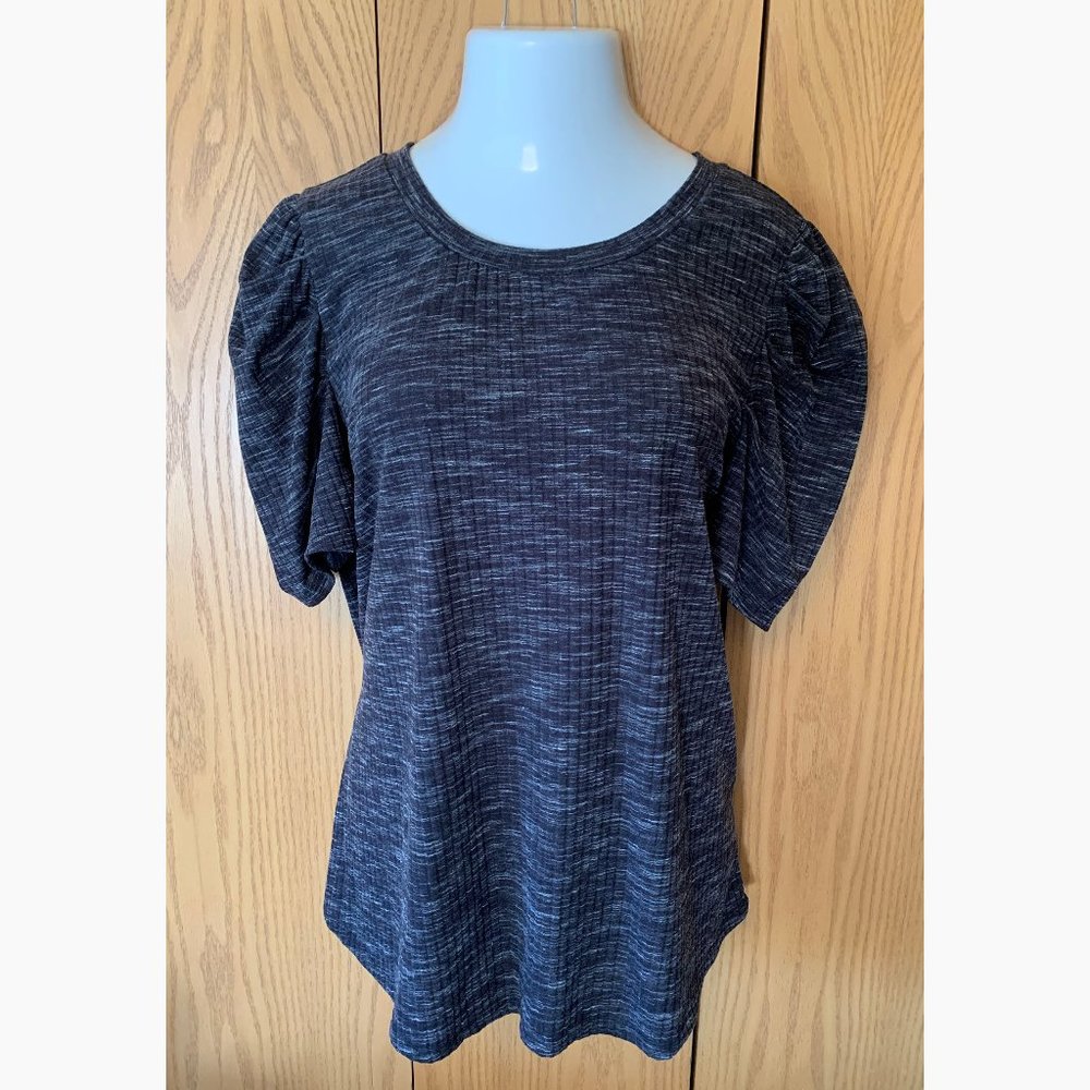 Lane Bryant Short Sleeve top with puffed shoulder.